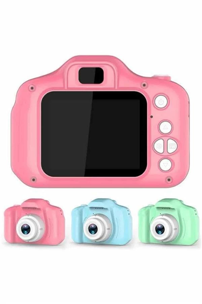 Dijital Fotoğraf Makinesi Çocuk Mini 1080p HD Kaliteli Renkli
