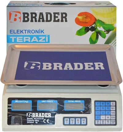 Dijital Göstergeli Elektronik Bakkal Kasap Manav Terazisi 40 Kg (3936)