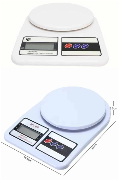 Dijital Hassas 10 Kg Mutfak terazisi tartısı LCD Ekran Mutfak Tartısı