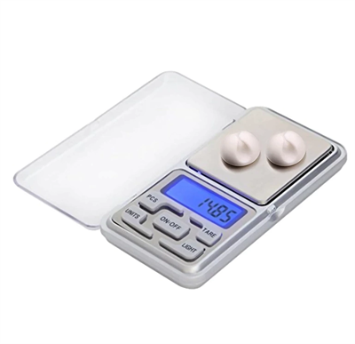 Dijital Hassas Cep Terazi 500 Gr 0.01 Taksimat Notebook Bx40