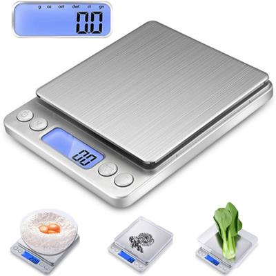 Dijital Hassas Mutfak Terazisi Hassas Tartı 2000 Gr./0.1 Gr. Hassasiyet (3936)
