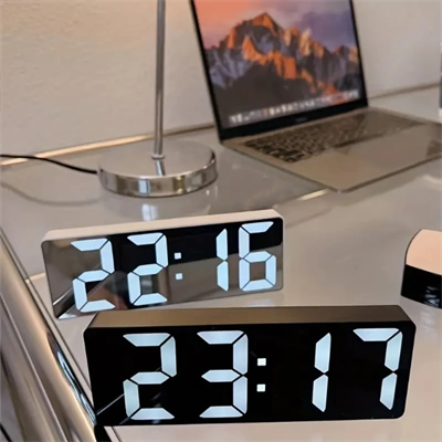 Dijital Sese Duyarlı Alarmlı Masa Saati