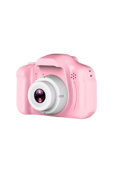 Dijital fotoğraf makinesi 1080p HD 10-15 MP pembe SD kartlı çocuklar için optik zoomlu