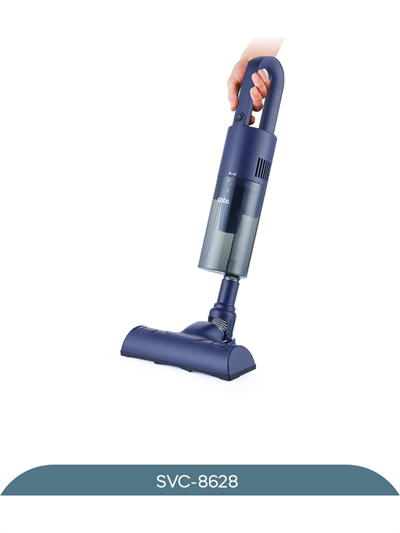 Dikey Mavi Elektrikli Süpürge 500w 90° Başlık - 1.5lt Toz Hazne - Çift Filtre Svc-8628 Bx40