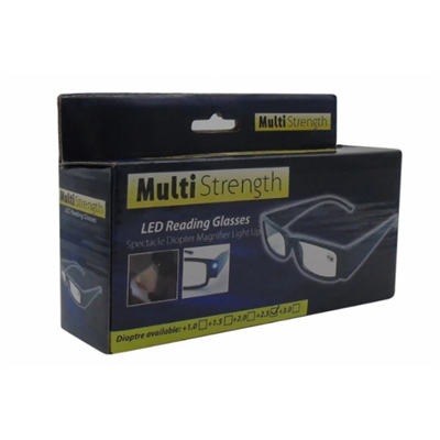 Dinlendirici LED Işıklı Okuma Gözlüğü