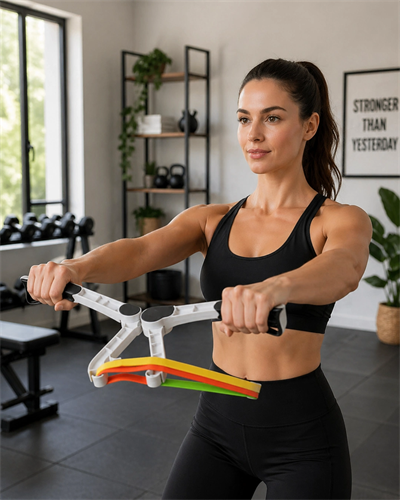 Direnç Bantlı Kol Göğüs Omuz Egzersiz Aleti Evde Fitness Seti