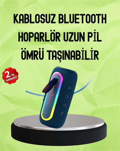 Dış Mekan Kullanıma Uygun Su Geçirmez Hoparlör
