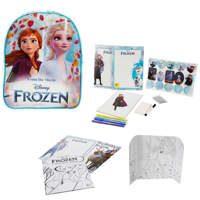Disney Frozen Sırt Çantalı Boyama ve Çizim Seti