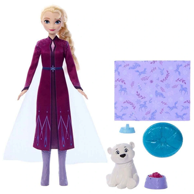 Disney Karlar Ülkesi Elsa Bebek ve Yavru Kutup Ayısı Figür Seti