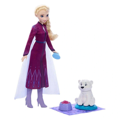Disney Karlar Ülkesi Elsa Bebek ve Yavru Kutup Ayısı Figür Seti