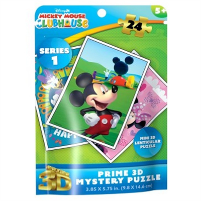 Disney Mickey Mouse Seri 1 3D Mystery Puzzle 24 Parça