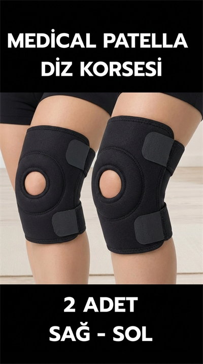 Dizlik Çiftli Patella Destekli Sporcu Çapraz Bantlı Menisküs Ağrısı İçin