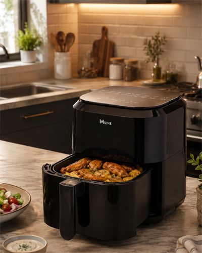Dokunmatik Air Fryer 4 Litre Yağsız Fritöz 1360W Güçlü Pişirme