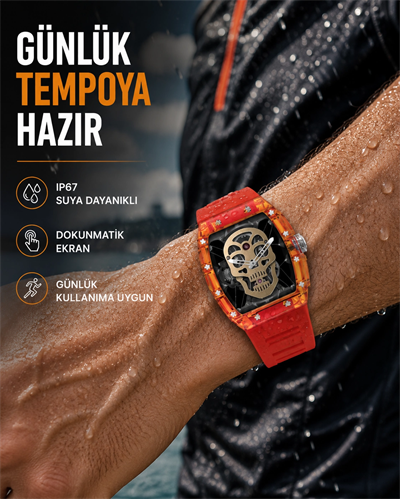 Dokunmatik Akıllı Saat Spor ve Günlük Kullanım Yeni Nesil