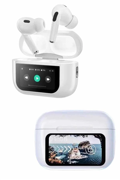 Dokunmatik Ekranlı ANC/ENC Yeni Nesil Pro Bluetooth Kulaklık Dokunmatik Ekran Yeni Nesil