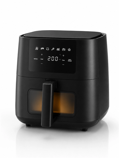 Dokunmatik Ekranlı Air Fryer Sağlıklı Yağsız Pişirme Cihazı