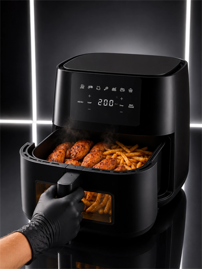 Dokunmatik Ekranlı Air Fryer Sağlıklı Yağsız Pişirme Cihazı