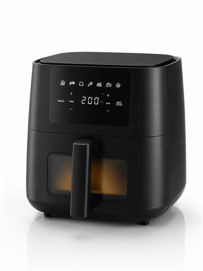 Dokunmatik Ekranlı Air Fryer Sağlıklı Yağsız Pişirme Cihazı