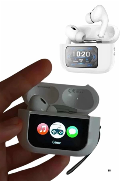 Dokunmatik Ekranlı Air Pro 2 ANC Kulaklık Kablosuz Çok Fonksiyonlu