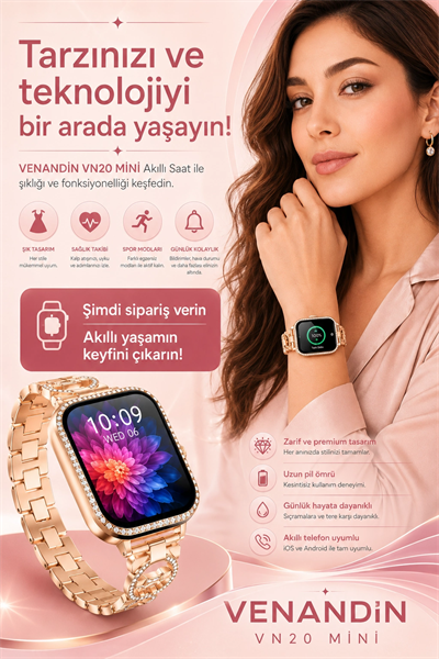 Dokunmatik Ekranlı Akıllı Saat Çoklu Kordon Setli Spor Takip Ve Günlük Kullanım Uyumlu