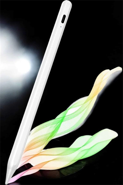 Dokunmatik Kalem Beyaz Şarjlı Yedek Uçlu Android ve İOS Uyumlu