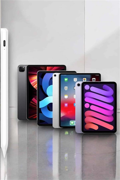 Dokunmatik Kalem Beyaz Şarjlı Yedek Uçlu Android ve İOS Uyumlu