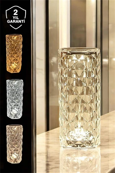 Dokunmatik Kristal Gece Lambası Hediyelik