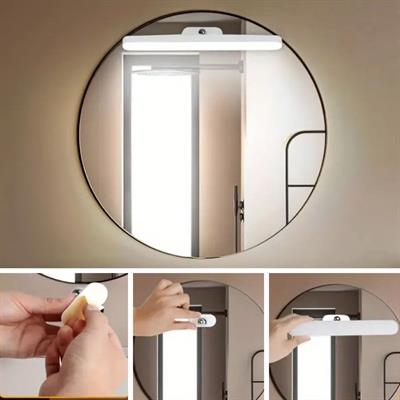 Dokunmatik USB İle Şarj Olabilen 27 cm Led Aydınlatma Makyaj Aynası Işığı (3936)