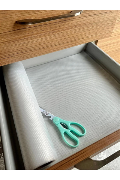 Dolap Içi Raf Örtüsü -ultra Dayanıklı -45cmx3mt- Kaydırmaz -kalın- Çok Amaçlı Pvc