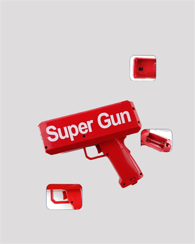 Dolar Boyutunda Kâğıt Atışı Yapan Pil ile Çalışan Oyuncak Tabanca