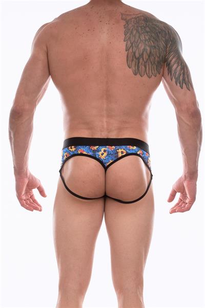 Don Moris Erkek Desenli Jockstrap Çamaşır