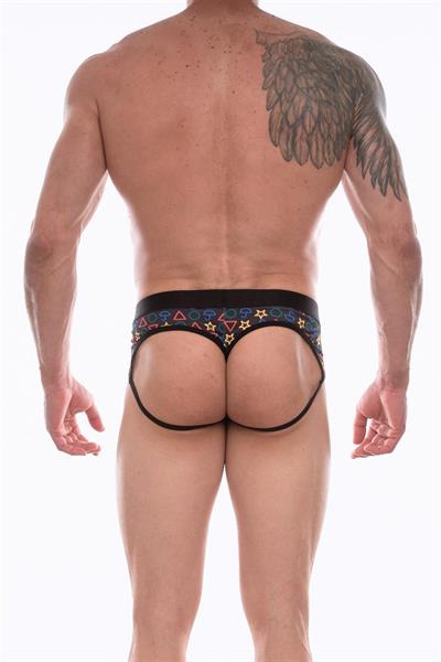 Don Moris Erkek Desenli Jockstrap Çamaşır