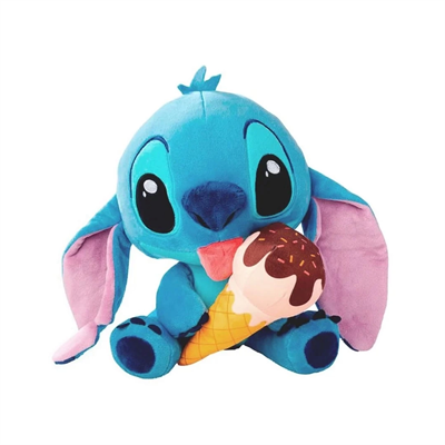 Dondurma Yiyen Stitch Peluş 25 cm