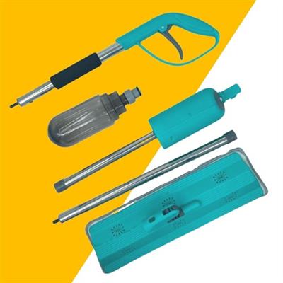 Döner Başlıklı Spreyli Mop Parke Ahşap Fayans Temizleyici Su Hazneli Sihirli Paspas (3936)