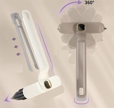 Döner Başlıklı Temizlik Fırçası Cımbızlı (3936)