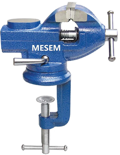 Dönerli Tezgah ve Masa Mengene Mini 60 Mm