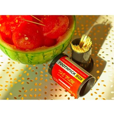 Dörtgen Fotoğraf Filmi Şeklinde Kürdanlık Kürdan Tutucu Kutu (3936)