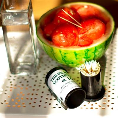 Dörtgen Fotoğraf Filmi Şeklinde Kürdanlık Kürdan Tutucu Kutu (3936)