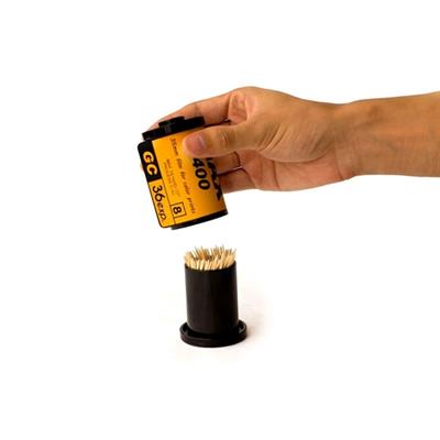 Dörtgen Fotoğraf Filmi Şeklinde Kürdanlık Kürdan Tutucu Kutu (3936)