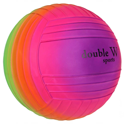 Double W Sports Gökkuşağı Tırtıklı PVC Top 23 cm - PLS-200