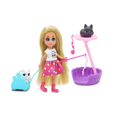 Dreameez Mini Bebek ve Kedi Seti