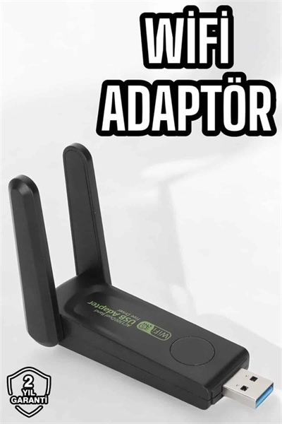 Dual Band Wifi Alıcı Adaptör USB 3.0 Destekli