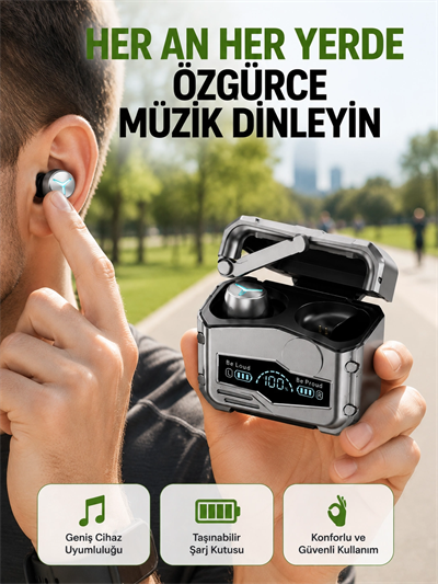 Düşük Gecikmeli Kablosuz Kulaklık – Oyun ve Müzik Modu Destekli Yeni Nesil