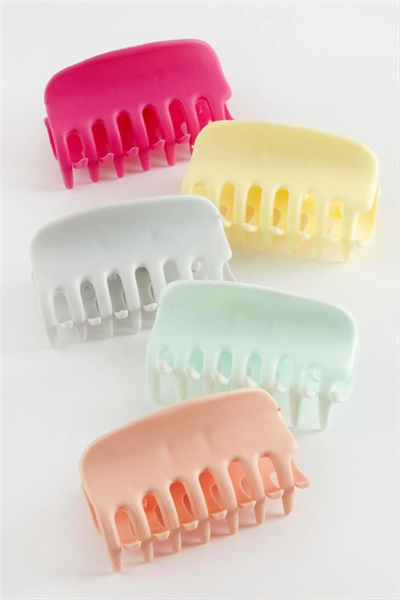 Düz Renkli Mandal Toka 6 cm