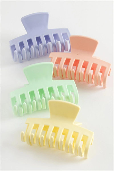 Düz Renkli Mandal Toka 6 cm