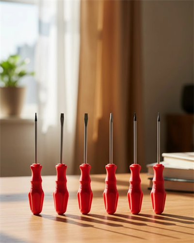 Düz ve Yıldız Başlıklı 7li Tornavida Seti Ergonomik Tutma