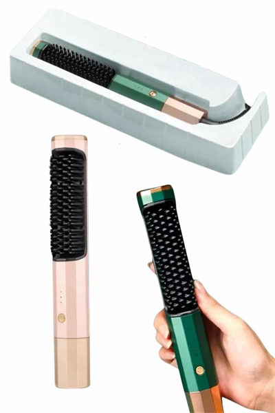 Düzleştirici Fırça Saç Düzleştirici Arada Fön Tarak Taşınabilir