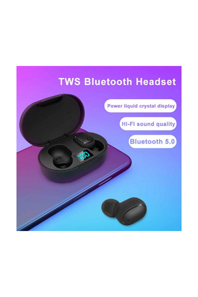 E6s Kablosuz Kulaklık Dijital Göstergeli Bluetooth Kulaklık 5.0
