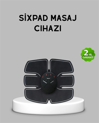 EMS Göbek ve Kol Kas Uyarıcı Cihaz 6 Modlu Elektronik Vücut Şekillendirici