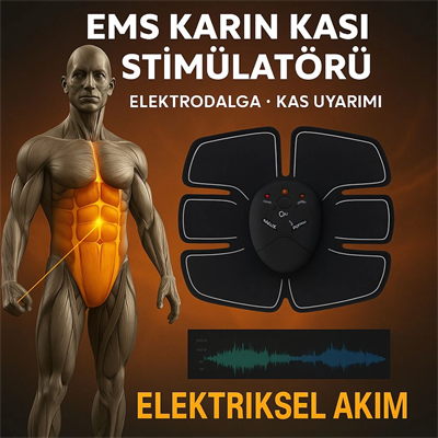 EMS Kas Yapma ve Yağ Yakma Cihazı Titreşimli 2025 Orijinal Spor Aleti